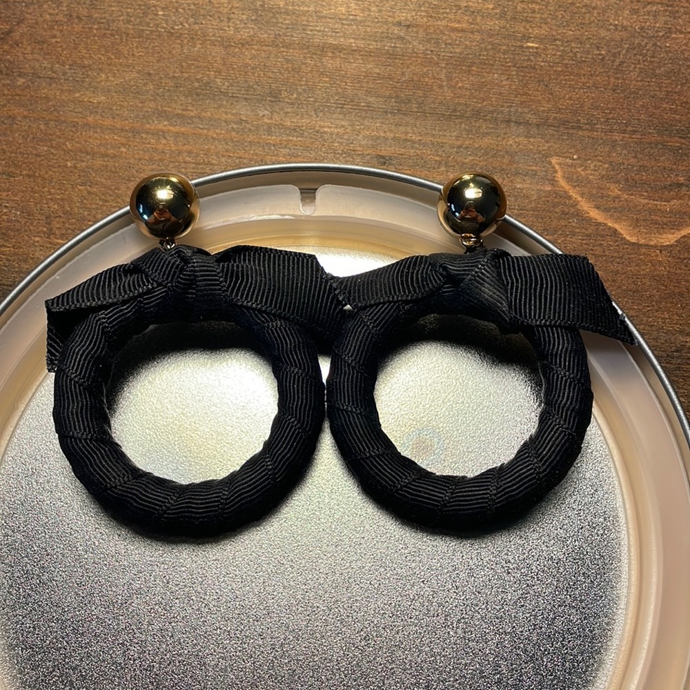 Kate Spade Ribbon Hoop Earrings